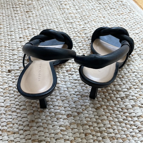 Studio Amelia Padded Braid Heels Sz 38 - Picture 4 of 4